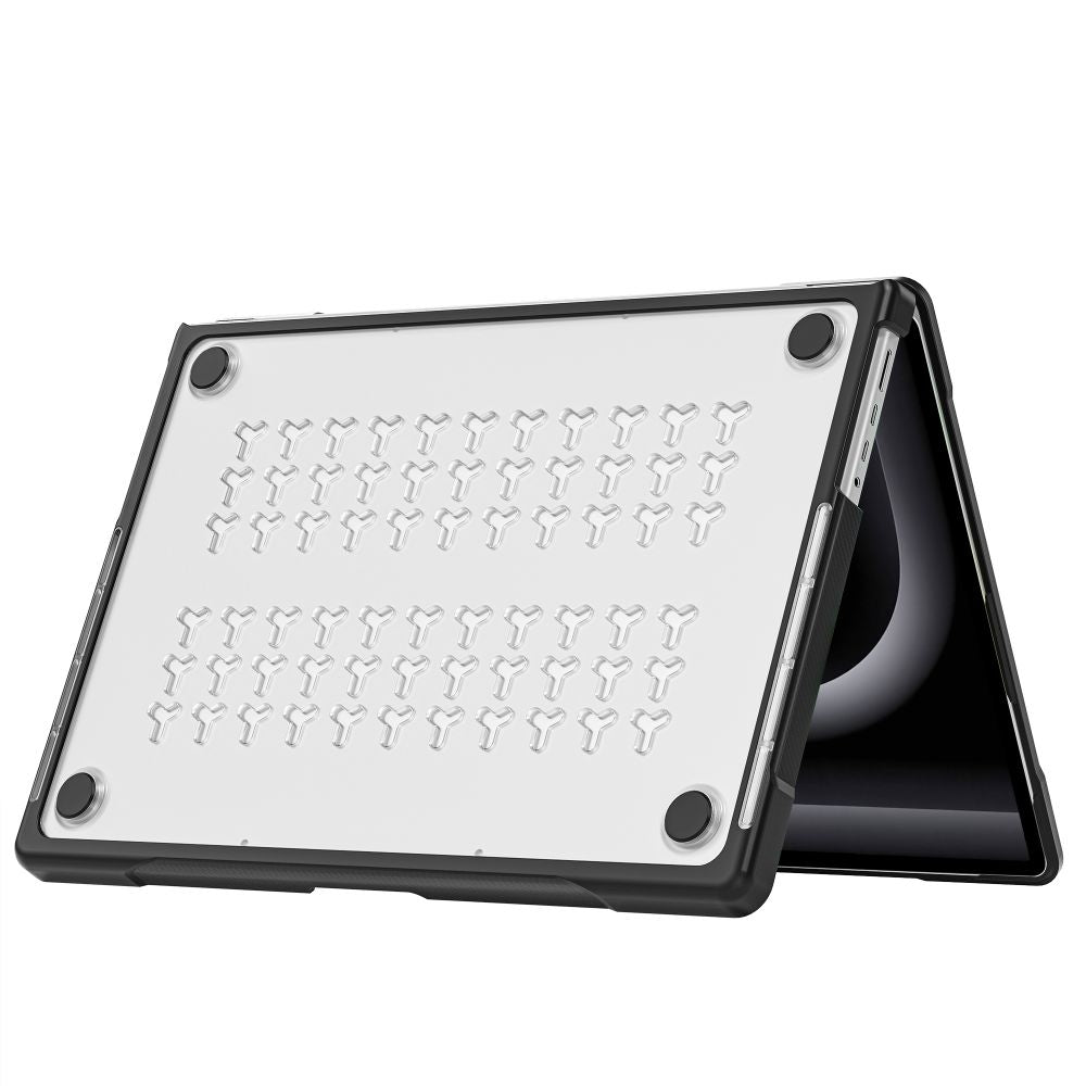 Tech-Protect Velar dėklas MacBook Pro 16" 2021 / 2023 / 2025 / 2026 - Skaidrus juodas -- MacBook Pro 16"...