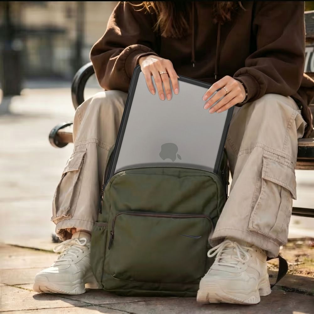 Tech-Protect Velar dėklas MacBook Pro 16" 2021 / 2023 / 2025 / 2026 - Skaidrus juodas -- MacBook Pro 16"...
