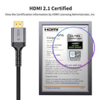 Tech-Protect UltraBoost HDMI 2.1 4K 120HZ / 8K 60HZ kabelis 200 cm - juodas -- Cell phone cables