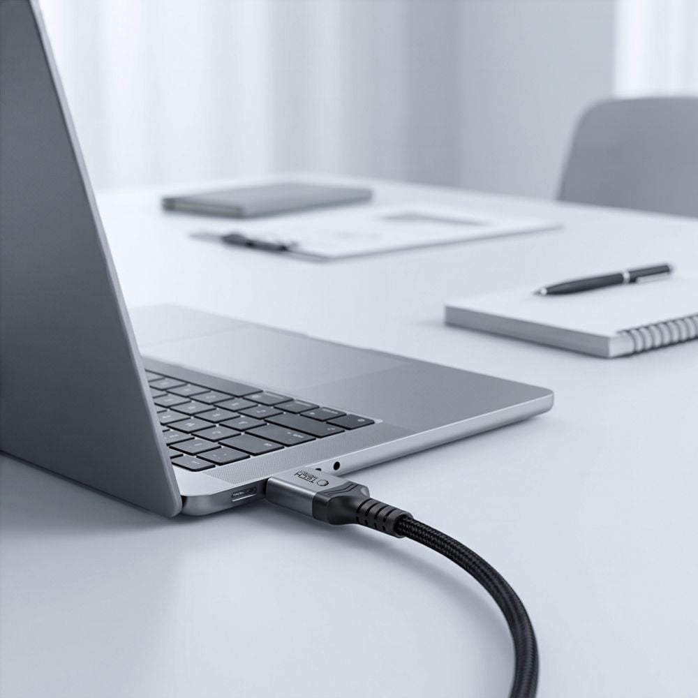 Tech-Protect UltraBoost HDMI 2.1 4K 120HZ / 8K 60HZ kabelis 100 cm - juodas -- Cell phone cables