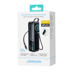 Įkroviklis (Power Bank) Joyroom PODIX PR70 25000mAh iki 240W su dviem įmontuotais USB-C kabeliais ir dviem TFT ekranais –...