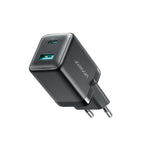 Joyroom JR-TG8 GaN 45W USB-C + USB-A sienininis įkroviklis - Juodas -- Cell phone chargers