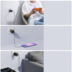 Joyroom JR-TG8 GaN 45W USB-C + USB-A sienininis įkroviklis - Juodas -- Cell phone chargers
