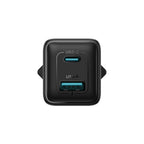 Joyroom JR-TG8 GaN 45W USB-C + USB-A sienininis įkroviklis - Juodas -- Cell phone chargers