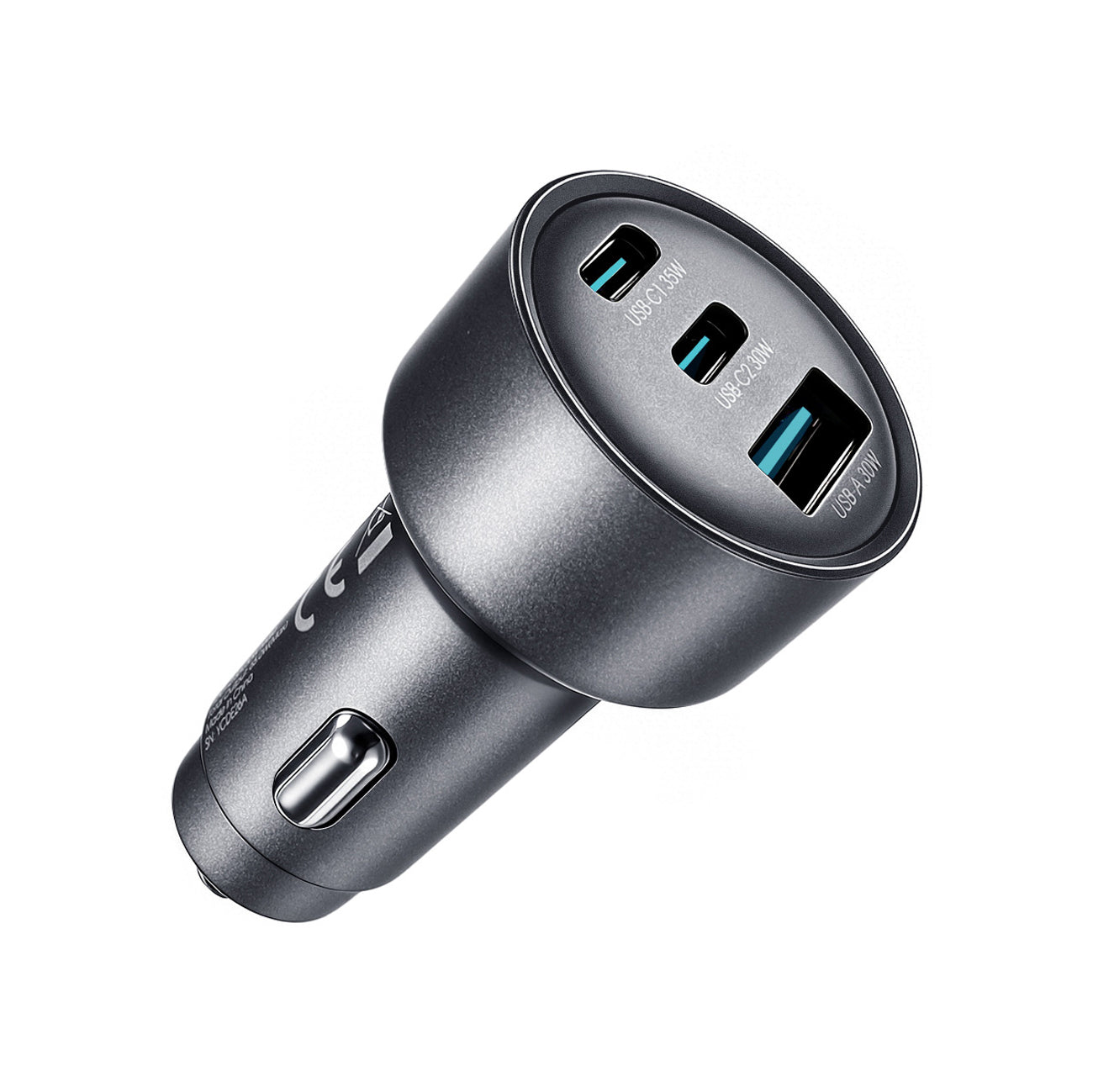 Joyroom JR-CCN19 65W 3-in-1 automobilinis įkroviklis Tamsiai pilka -- Car chargers