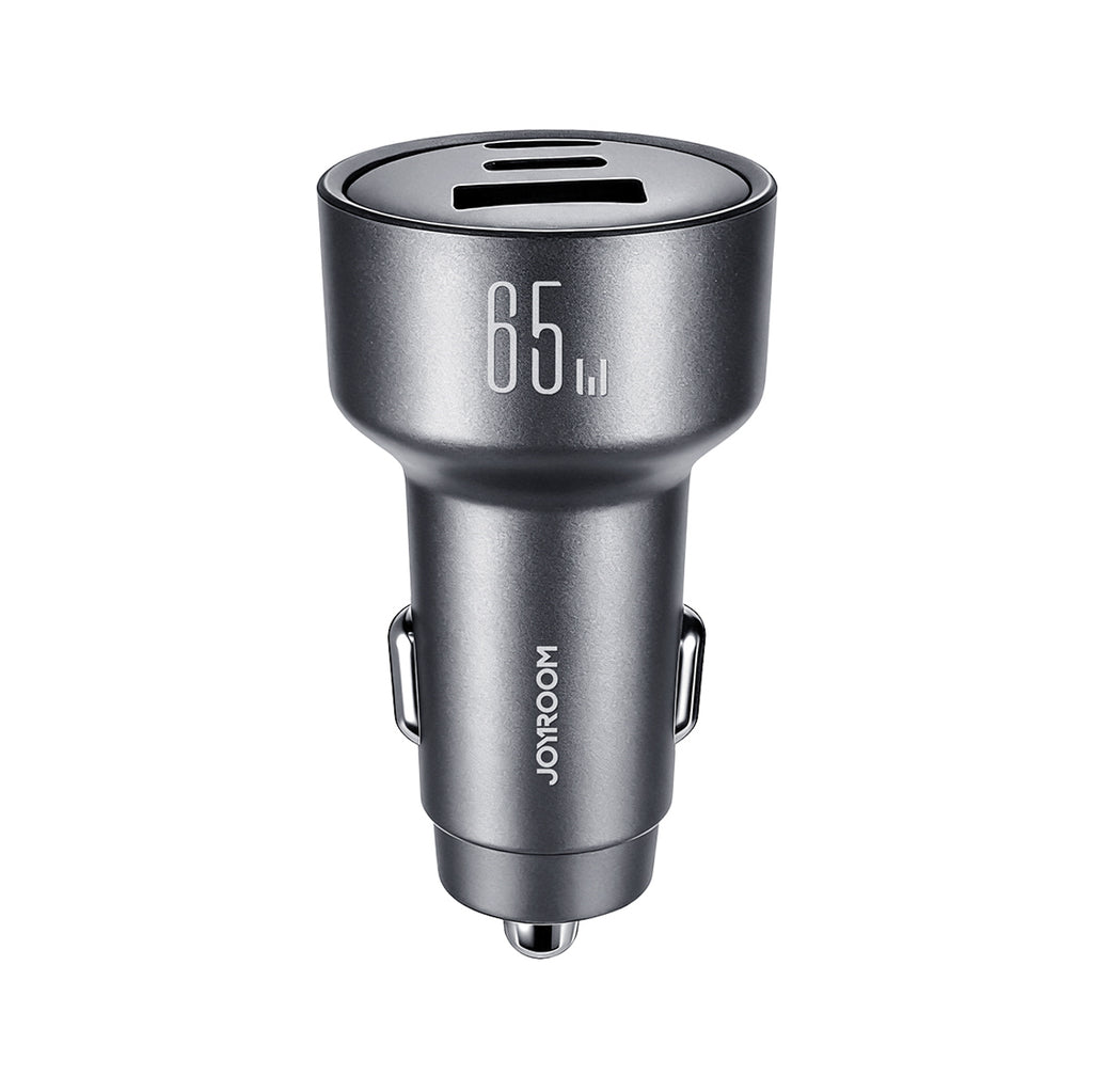 Joyroom JR-CCN19 65W 3-in-1 automobilinis įkroviklis Tamsiai pilka -- Car chargers