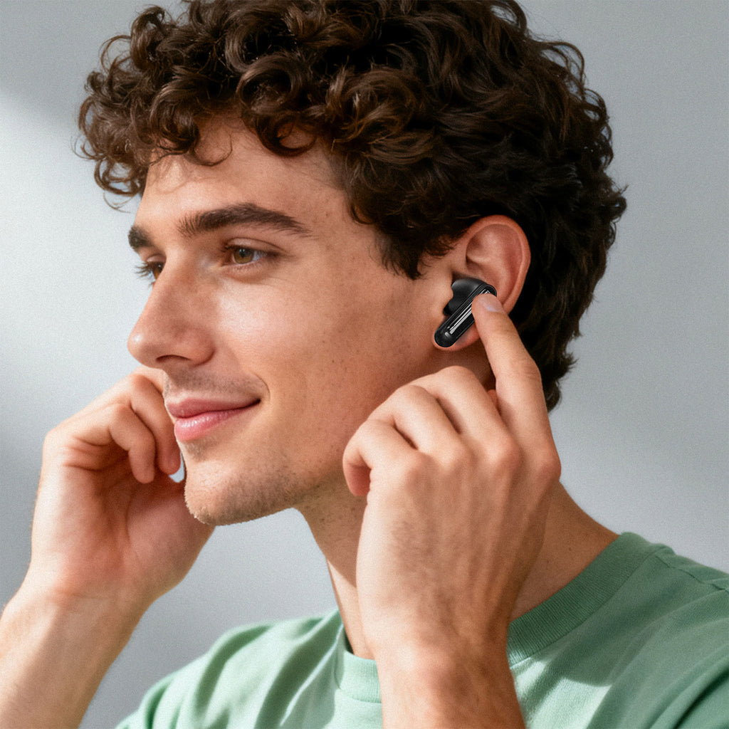 Acefast W8 TWS Belaidės Ausinės su ANC, ENC ir AI Vertimu - Juodos -- Headphones