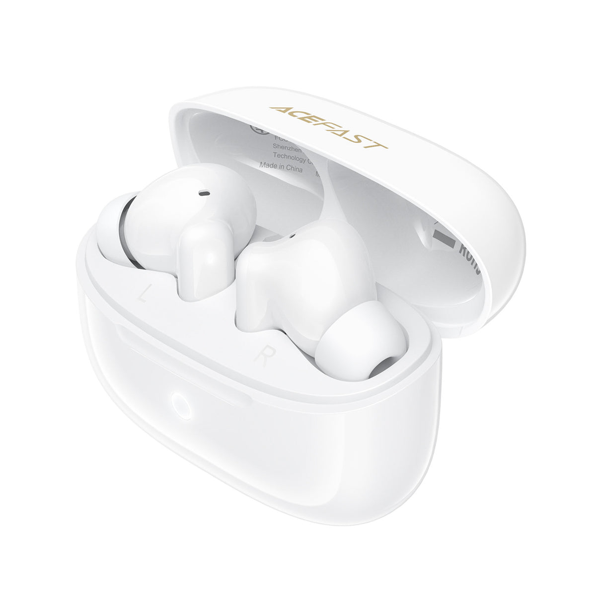 Acefast W7 TWS Belaidės Ausinės su ENC - Baltos -- Headphones