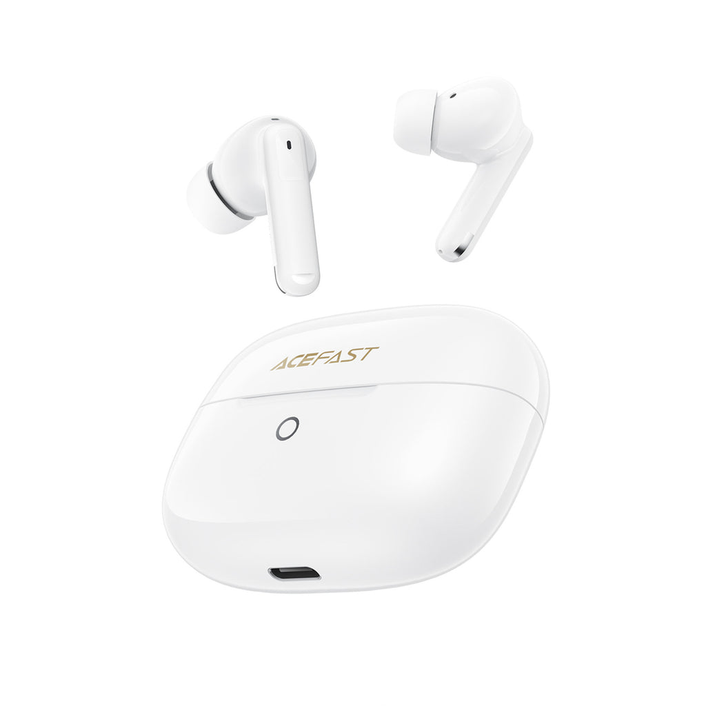Acefast W7 TWS Belaidės Ausinės su ENC - Baltos -- Headphones
