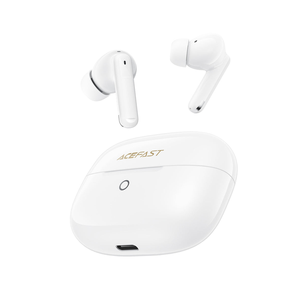 Acefast W7 TWS Belaidės Ausinės su ENC - Baltos -- Headphones