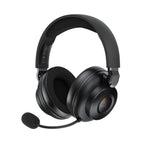 Acefast H15 Belaidės Bluetooth / 2.4 GHz / AUX Žaidimo Ausinės su Mikrofonu ir RGB Fono Šviesom - Juodos -- Headphones