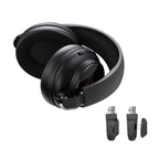 Acefast H15 Belaidės Bluetooth / 2.4 GHz / AUX Žaidimo Ausinės su Mikrofonu ir RGB Fono Šviesom - Juodos -- Headphones