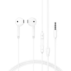 Acefast L14 In-Ear Sietuotos Ausinės su 3.5 mm Mini Jungtimi ir Mikrofonu - Baltos -- Headphones