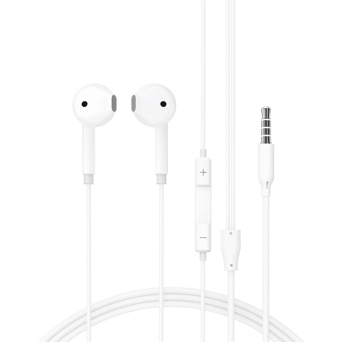 Acefast L14 In-Ear Sietuotos Ausinės su 3.5 mm Mini Jungtimi ir Mikrofonu - Baltos -- Headphones