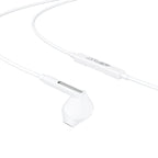 Acefast L14 In-Ear Sietuotos Ausinės su 3.5 mm Mini Jungtimi ir Mikrofonu - Baltos -- Headphones