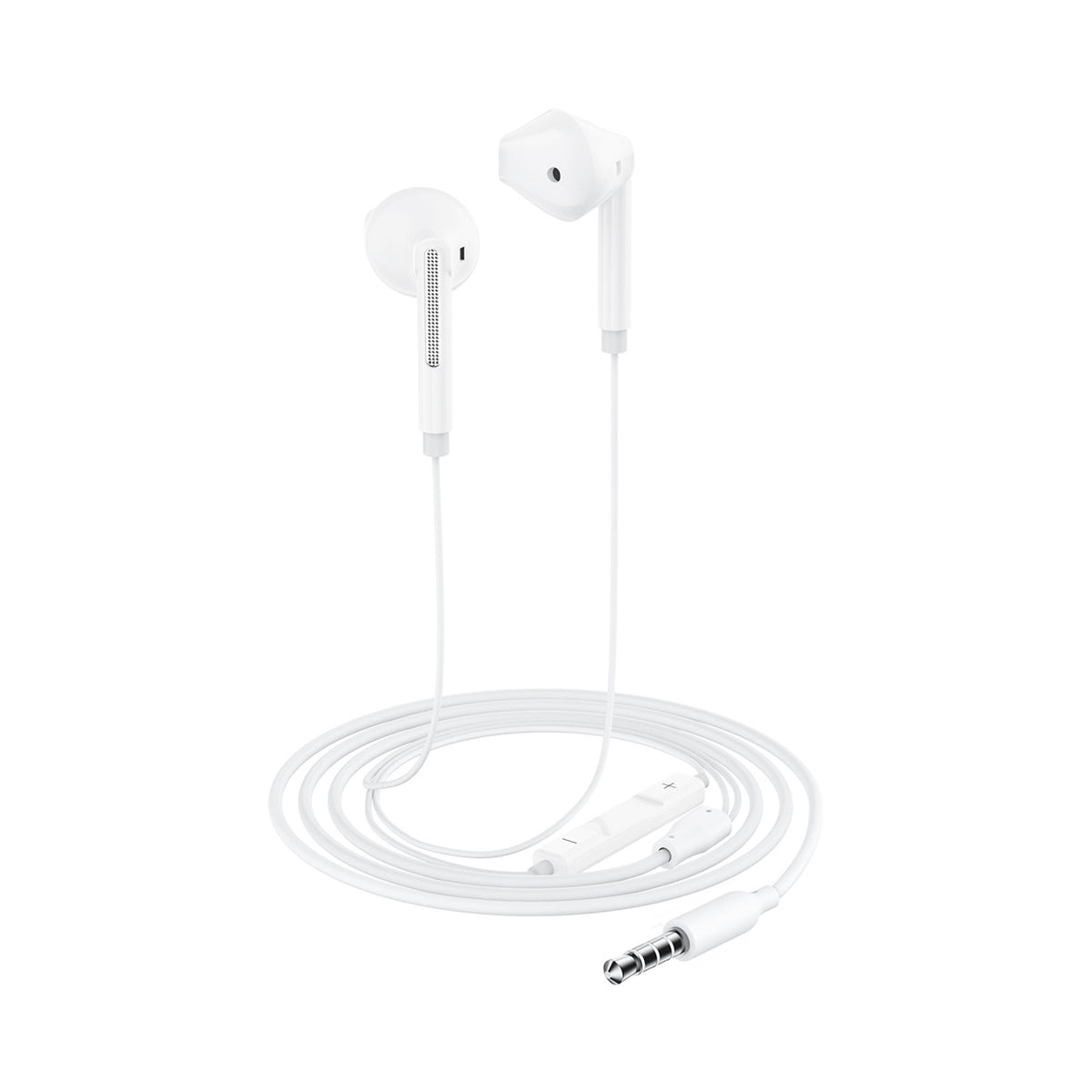 Acefast L14 In-Ear Sietuotos Ausinės su 3.5 mm Mini Jungtimi ir Mikrofonu - Baltos -- Headphones