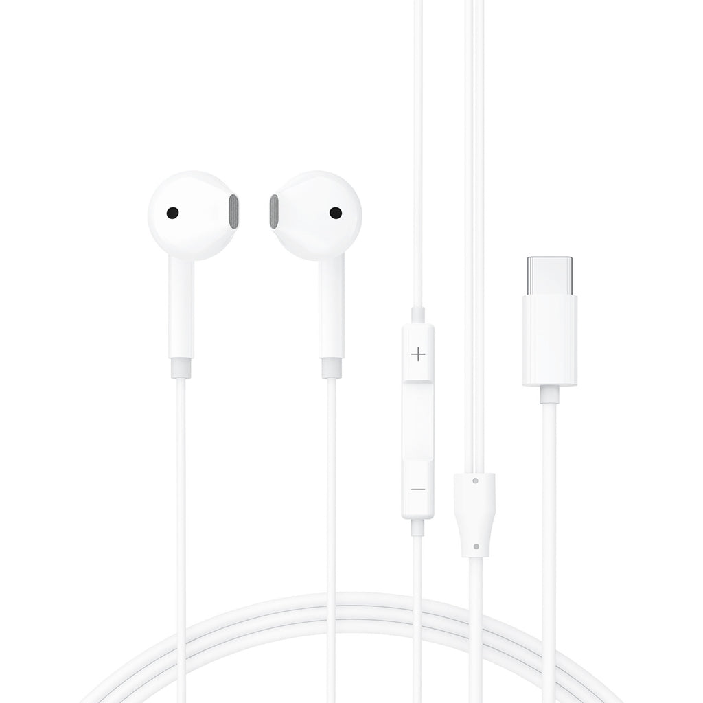 Acefast L13 In-Ear laidinės ausinės su USB-C mikrofonu - baltos -- Headphones