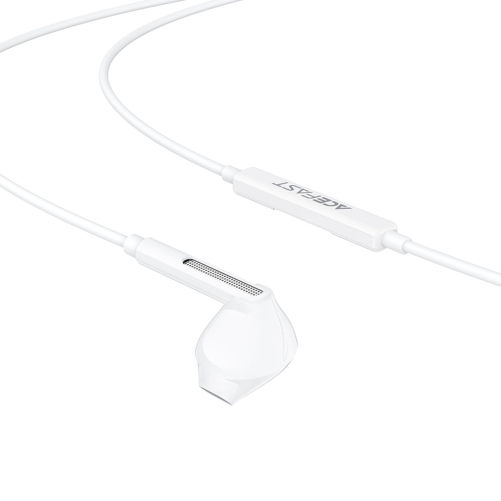 Acefast L13 In-Ear laidinės ausinės su USB-C mikrofonu - baltos -- Headphones