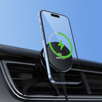Acefast D66 magnetinis automobilio savitarpos laikiklis su Qi2 25W belaidžiu įkrovimu ir aušinimu - juodas -- Cell phone...