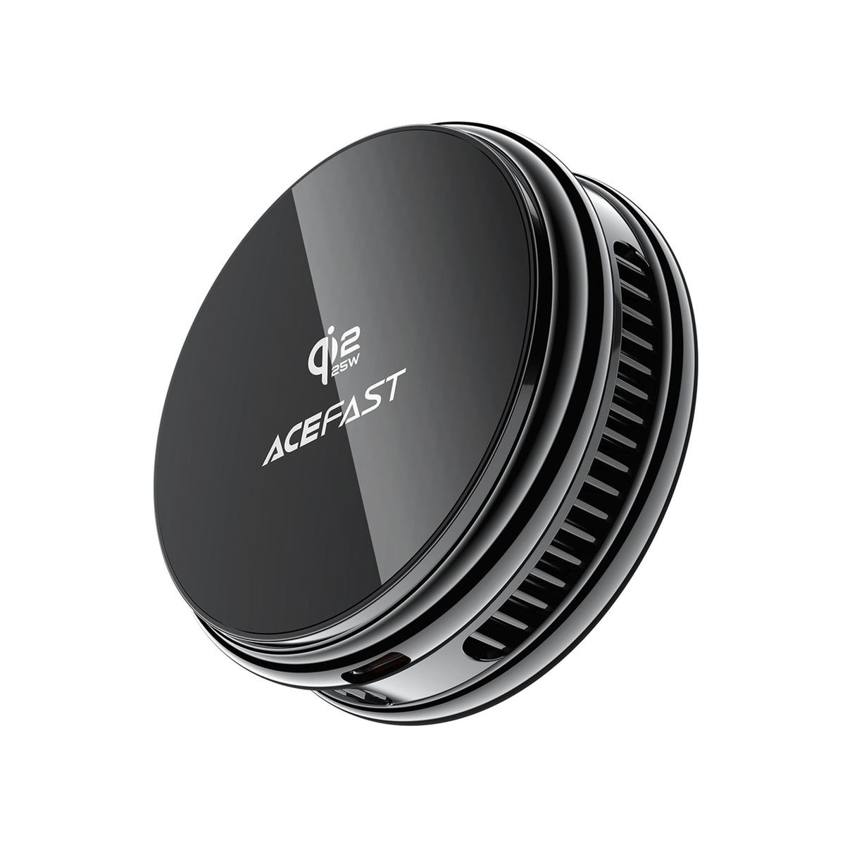 Acefast E47 Qi2 25W magnetinis belaidis įkroviklis su aušinimu - juodas -- Wireless chargers