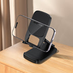 Acefast E45 sulankstomos reguliuojamos stalinės telefono stovas - juodas -- Phone stands