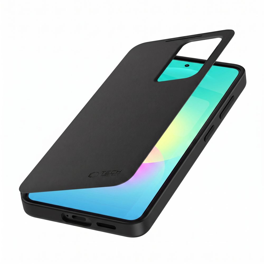Tech-Protect Smart Wallet dėklas Samsung Galaxy A27 5G - juoda matinė -- Samsung Galaxy A27 5G