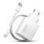 Sieninis įkroviklis Xiaomi MY-19-ER, 100W, 6.1A, 1 x USB-A, su USB-C kabeliu, baltas BHR095VEU -- Cell phone chargers