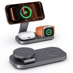 Tech-Protect A52 3in1 MagSafe 25W QI2.2 Indukcinis įkroviklis - juodas -- Cell phone chargers