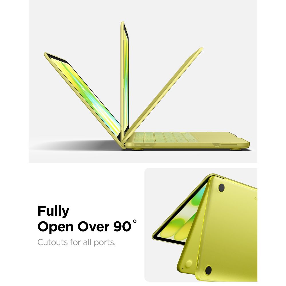 Spigen AirSkin dėklas Apple MacBook Neo 13" 2026 - geltonos matinės -- MacBook Neo 13" 2026
