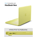 Spigen AirSkin dėklas Apple MacBook Neo 13" 2026 - geltonos matinės -- MacBook Neo 13" 2026