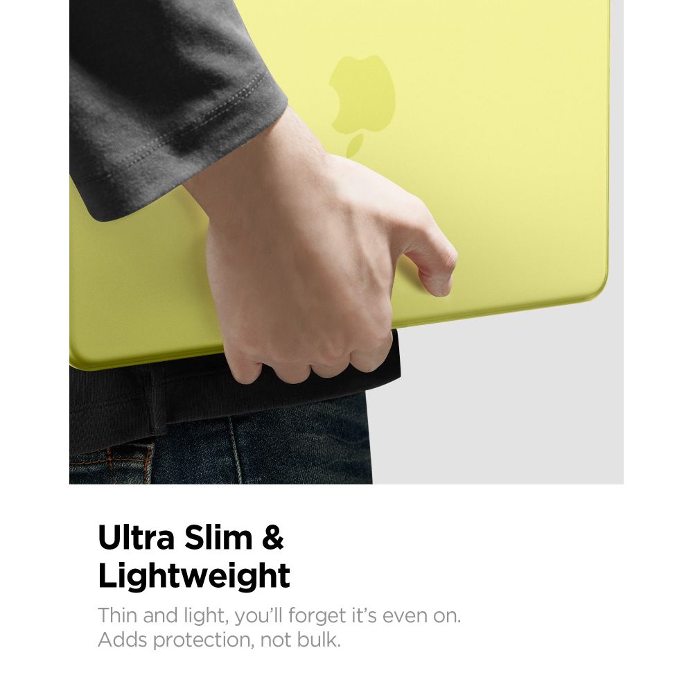 Spigen AirSkin dėklas Apple MacBook Neo 13" 2026 - geltonos matinės -- MacBook Neo 13" 2026