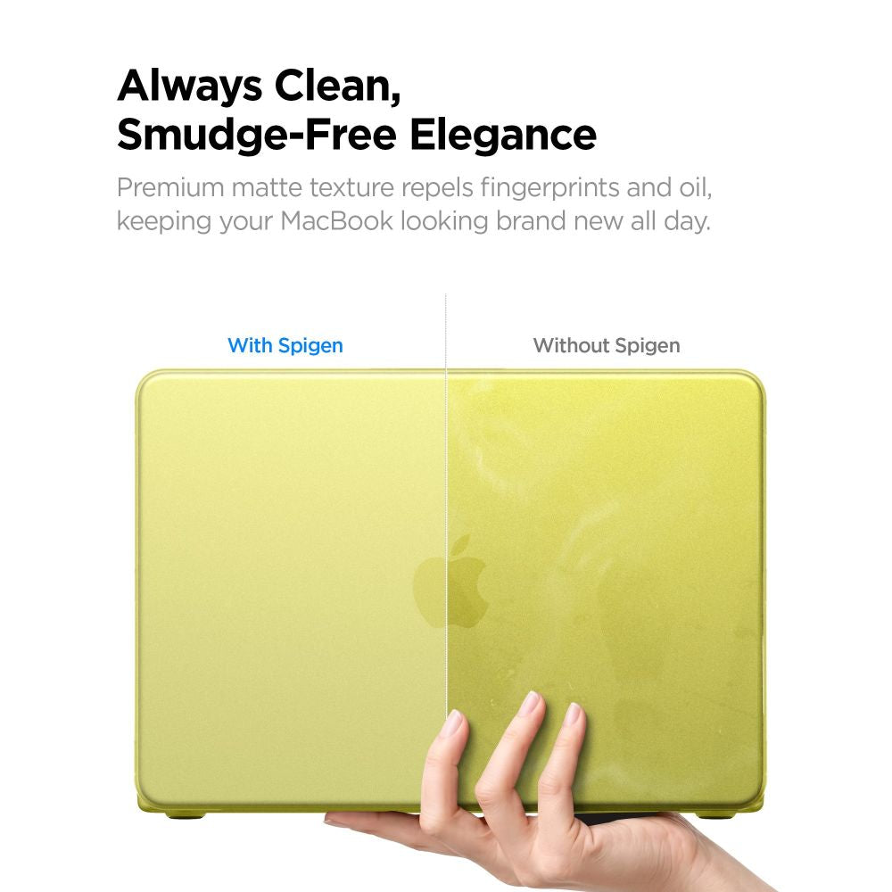 Spigen AirSkin dėklas Apple MacBook Neo 13" 2026 - geltonos matinės -- MacBook Neo 13" 2026