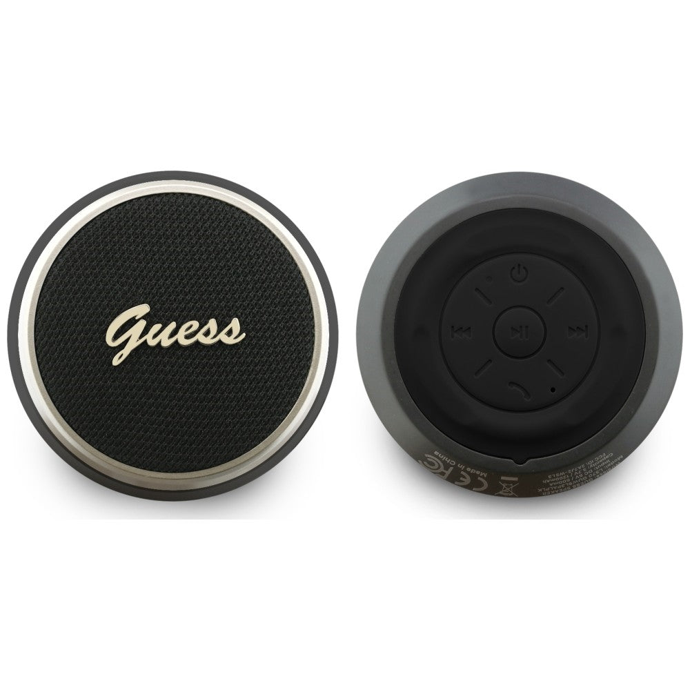 Bluetooth garsiakalbis Guess 5W Script Metal Logo - juodas -- Headphones