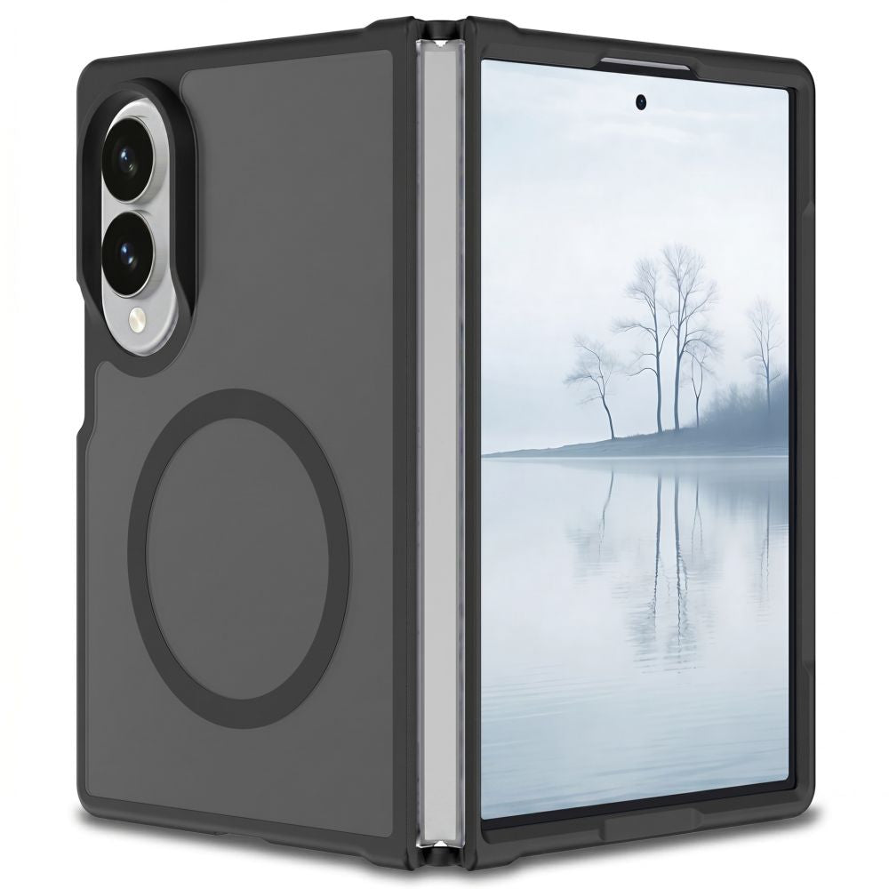 Tech-Protect Magmat MagSafe dėklas Samsung Galaxy Z Fold 8 - juodas matinis -- Samsung Galaxy Z Fold 8