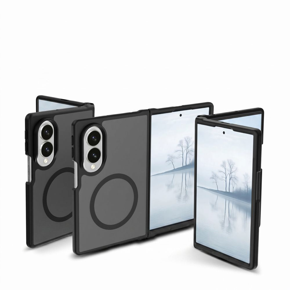 Tech-Protect Magmat MagSafe dėklas Samsung Galaxy Z Fold 8 - juodas matinis -- Samsung Galaxy Z Fold 8