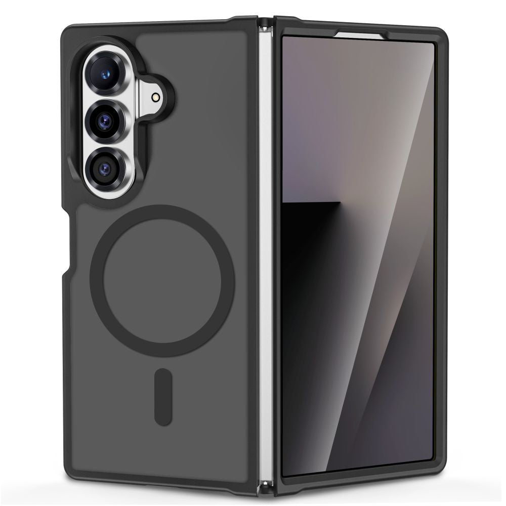 Tech-Protect Magmat MagSafe dėklas Samsung Galaxy Z Fold 7 / 8 Ultra - juodos matinės -- Samsung Galaxy Z Fold 7 /...