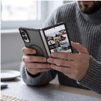 Tech-Protect Magmat MagSafe dėklas Samsung Galaxy Z Fold 7 / 8 Ultra - juodos matinės -- Samsung Galaxy Z Fold 7 /...