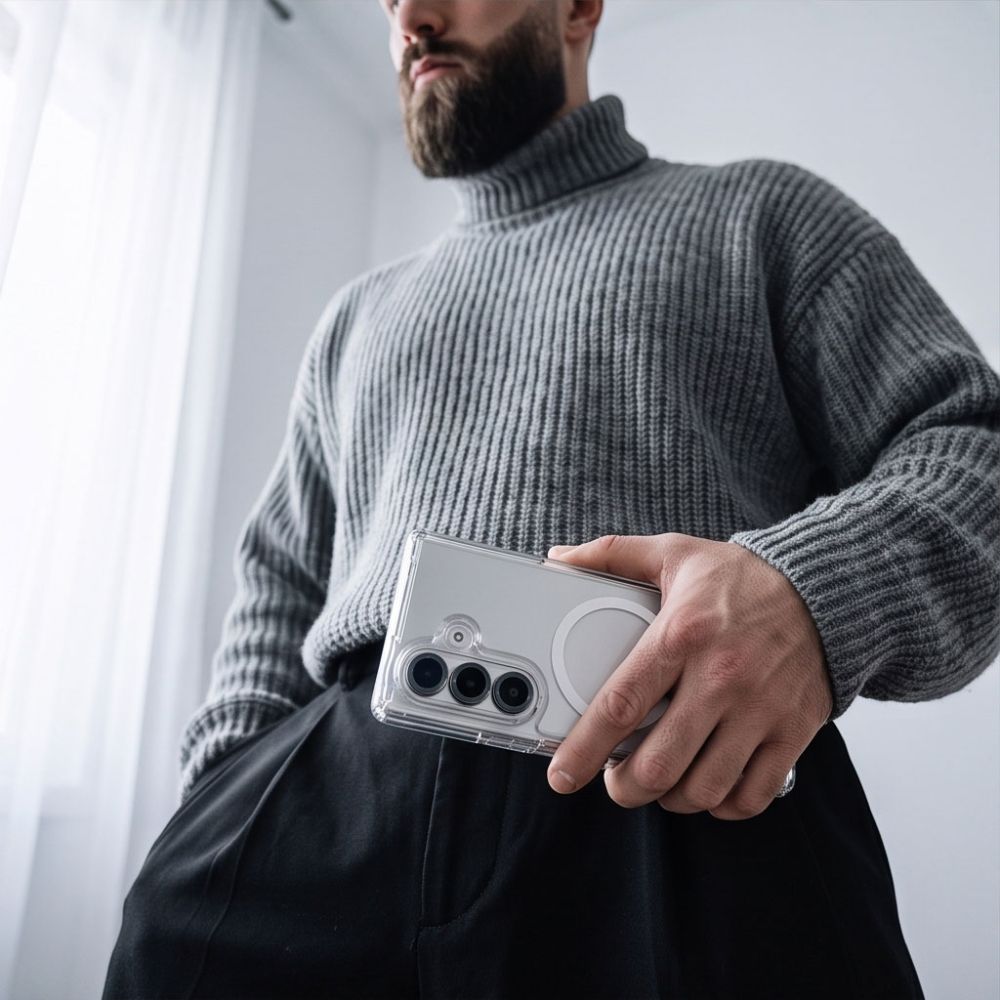 Tech-Protect FlexAir Hybrid MagSafe dėklas Samsung Galaxy Z Fold 8 Ultra - skaidrus -- Samsung Galaxy Z Fold 8 Ultra