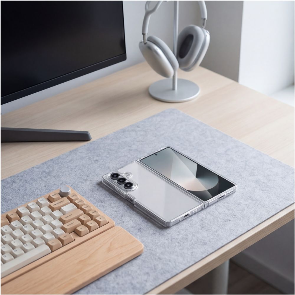 Tech-Protect FlexAir Hybrid dėklas Samsung Galaxy Z Fold 8 Ultra - skaidrus -- Samsung Galaxy Z Fold 8 Ultra