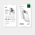 AmazingThing Minimal Mag Drop Proof Case 3 Lens iPhone 18 Pro Max su virvute, MagSafe suderinama - skaidri -- iPhone 18...