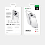 AmazingThing Minimal kritimams atsparus dėklas 3 Lens skirtas iPhone 18 Pro Max – Skaidrus -- iPhone 18 Pro Max