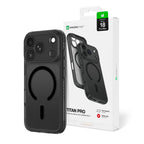 AmazingThing Titan Pro Lens dėklas iPhone 18 Pro Max su kameros dangteliu ir dirželio tvirtinimu, suderinamas su MagSafe...
