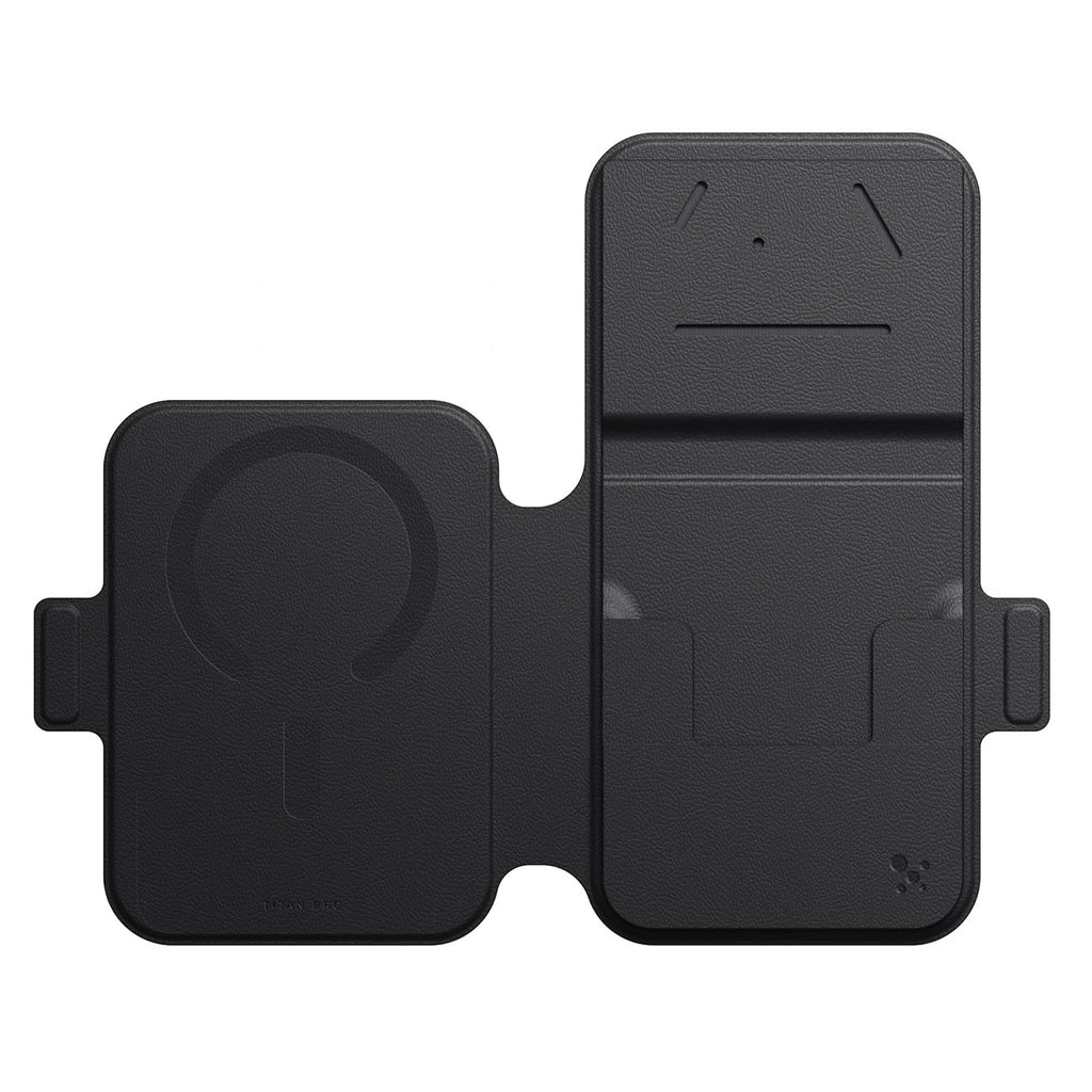AmazingThing Titan Pro Lens Flip Set iPhone 18 Pro Max dėklas su pinigine, suderinamas su MagSafe - juodas -- iPhone 18...