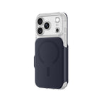 AmazingThing Titan Pro Lens Flip Set dėklas iPhone 18 Pro Max su pinigine, suderinamas su MagSafe - tamsiai mėlynas --...