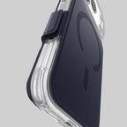 AmazingThing Titan Pro Lens Flip Set dėklas iPhone 18 Pro Max su pinigine, suderinamas su MagSafe - tamsiai mėlynas --...