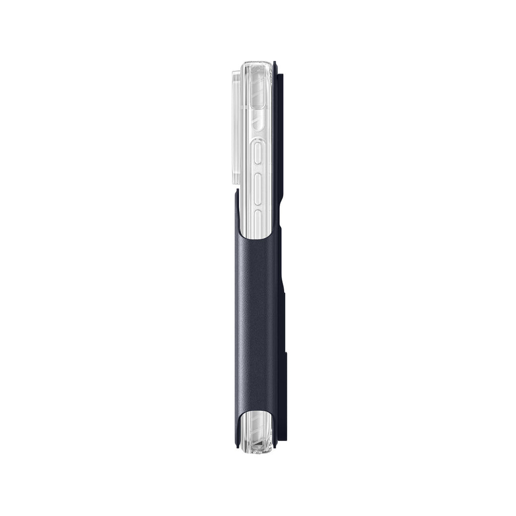 AmazingThing Titan Pro Lens Flip Set dėklas iPhone 18 Pro Max su pinigine, suderinamas su MagSafe - tamsiai mėlynas --...