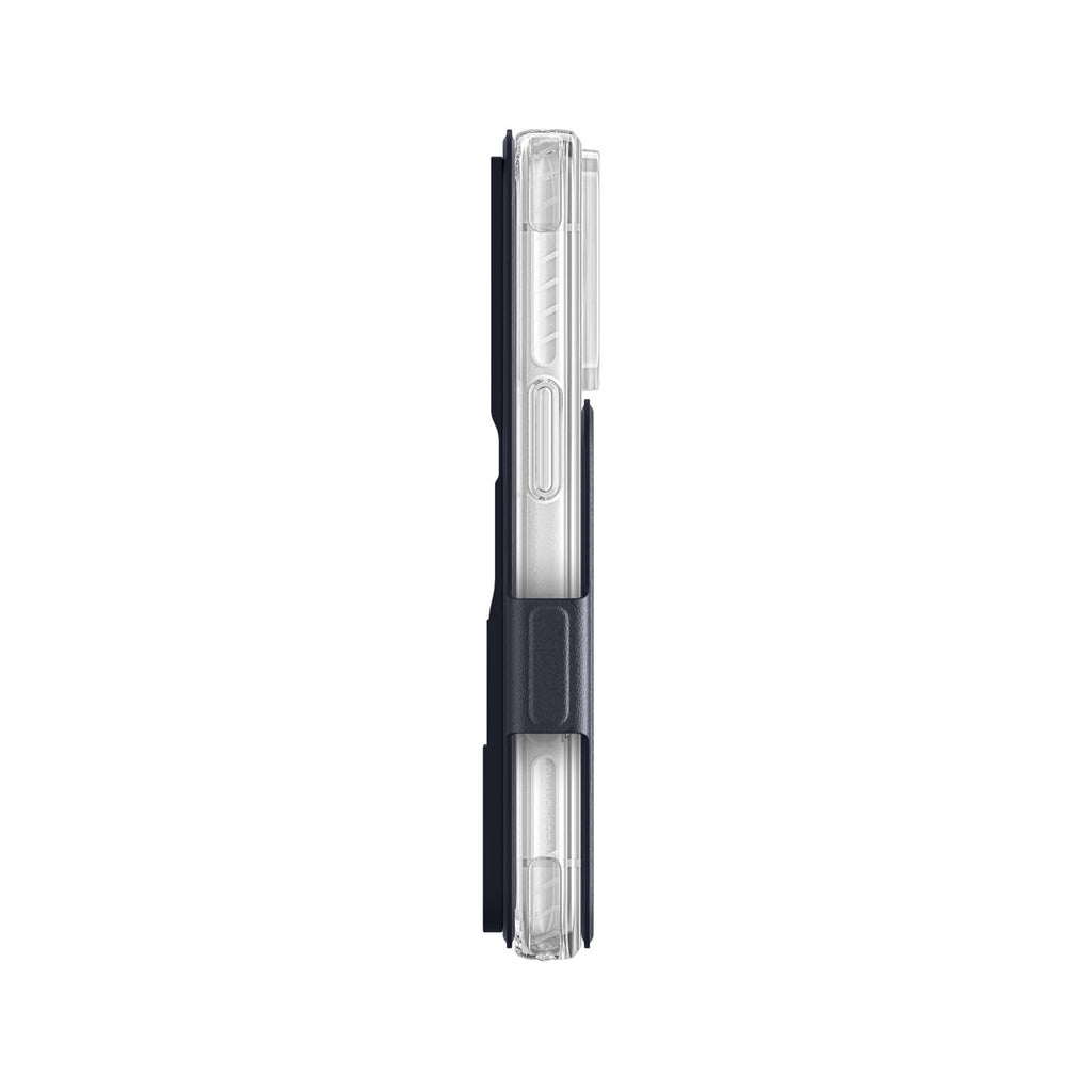 AmazingThing Titan Pro Lens Flip Set dėklas iPhone 18 Pro Max su pinigine, suderinamas su MagSafe - tamsiai mėlynas --...