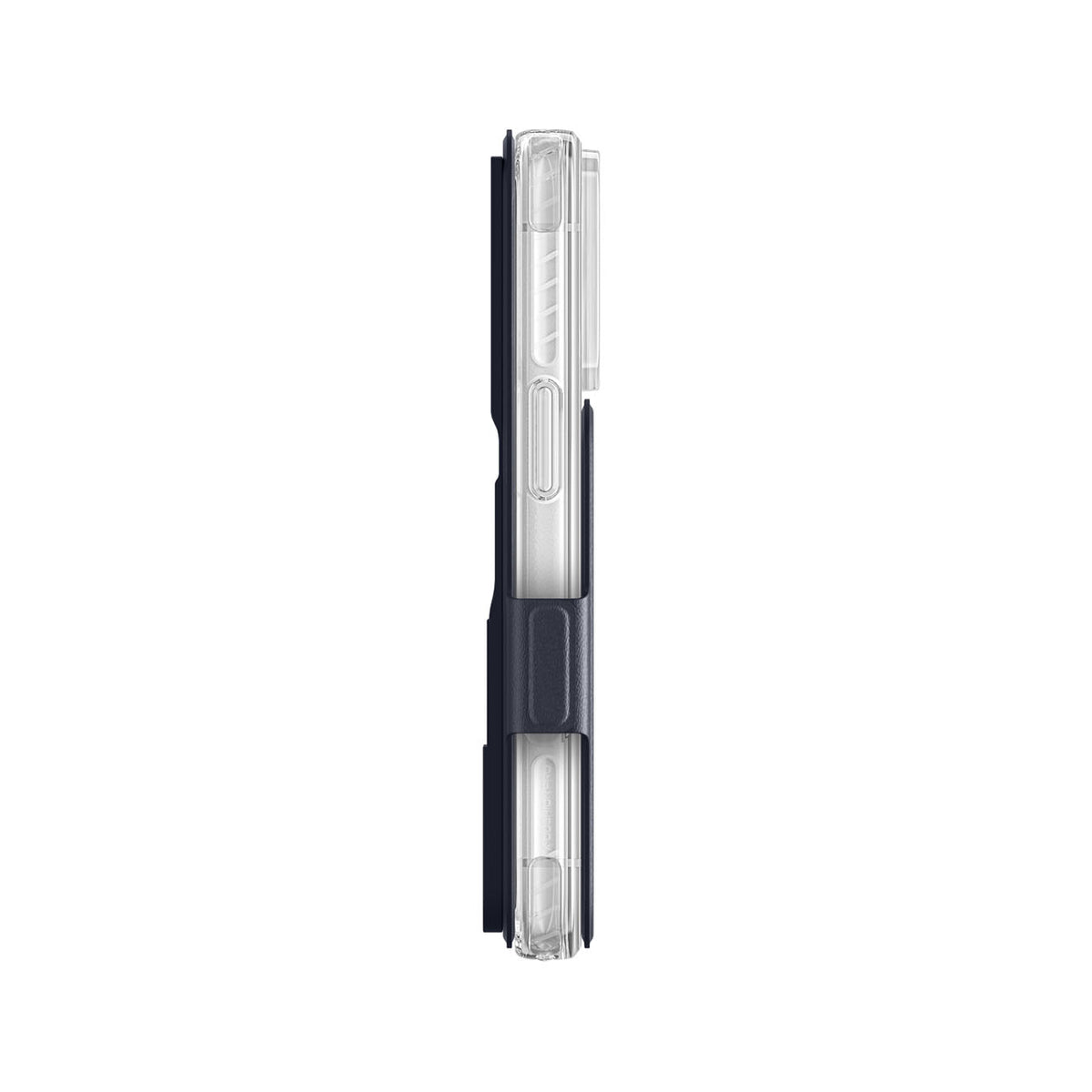 AmazingThing Titan Pro Lens Flip Set dėklas iPhone 18 Pro Max su pinigine, suderinamas su MagSafe - tamsiai mėlynas --...