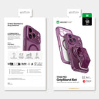 AmazingThing Titan Pro Lens Stand Set dėklas, skirtas iPhone 18 Pro su magnetiniu laikikliu ir stovu, suderinamas su...