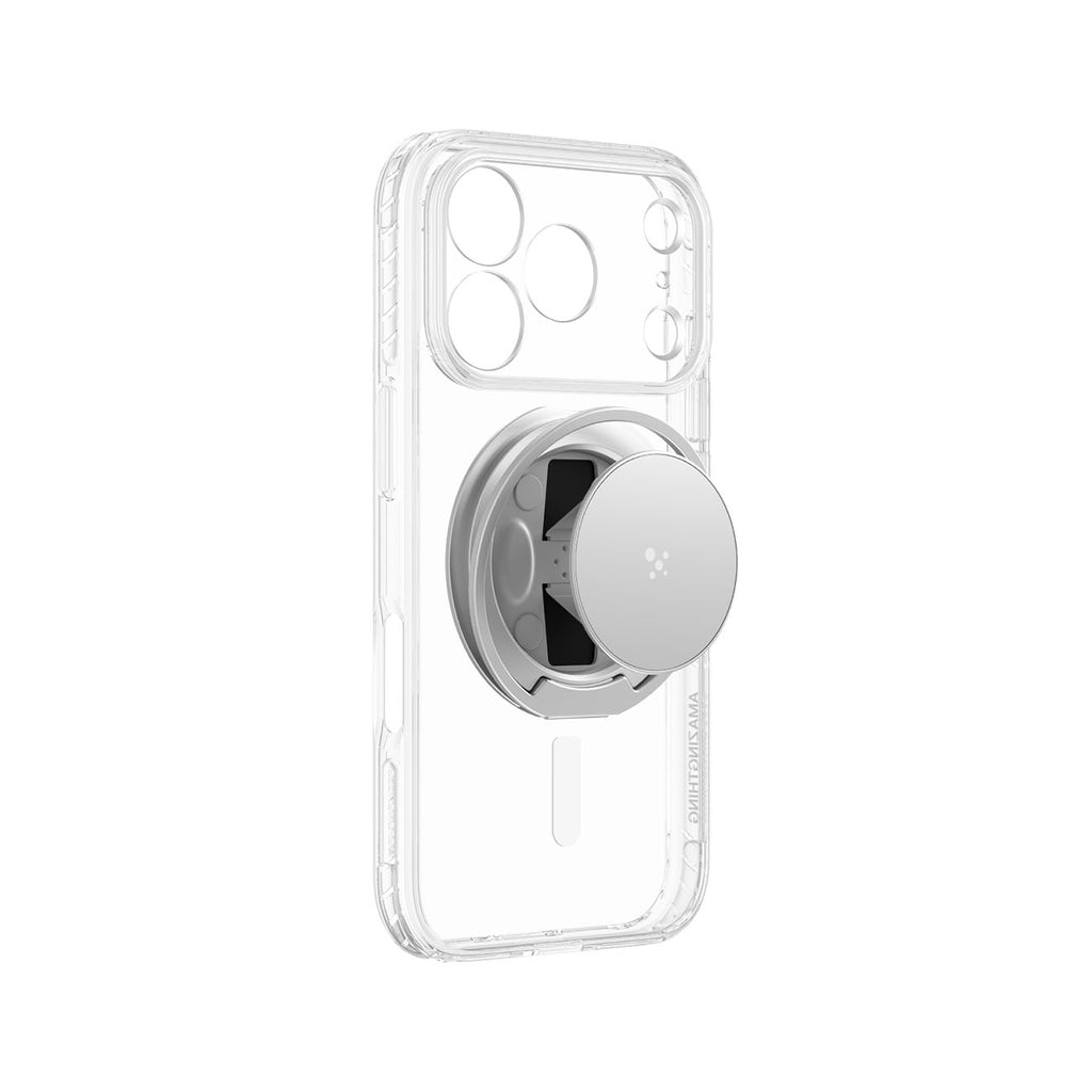 AmazingThing Titan Pro Pop Lens dėklas skirtas iPhone 18 Pro su kameros dangteliu, laikikliu ir stovu, suderinamas su...